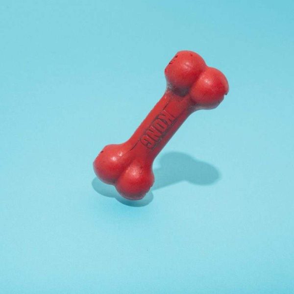 Squeaky Rubber Bone Toy